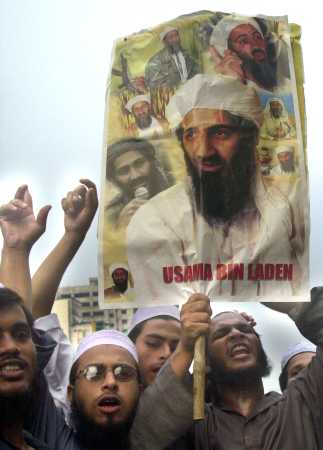 bin laden poster. poster of in Laden